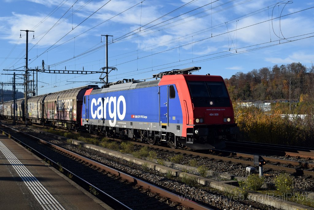 10104-0032-051125.jpg - SBB-CFF Re 484.009-6 / Killwangen-Spreitenbach 5.11.2025