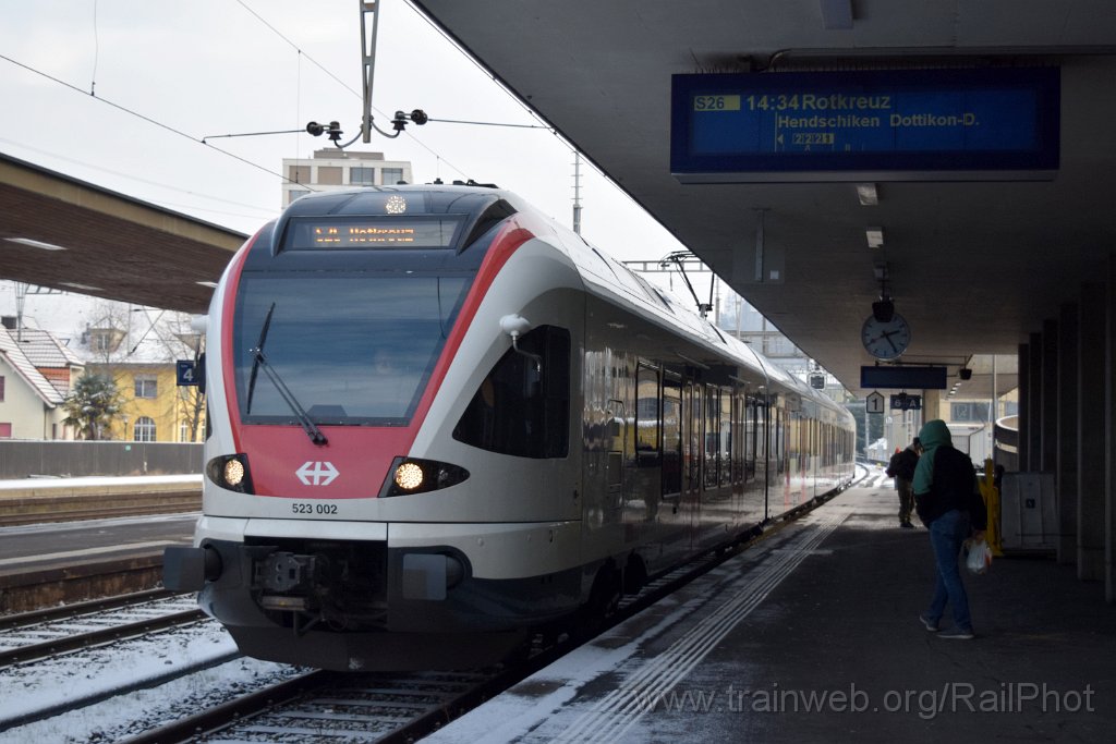 10163-0025-060126.jpg - SBB-CFF RABe 523.002 / Lenzburg 6.1.2026