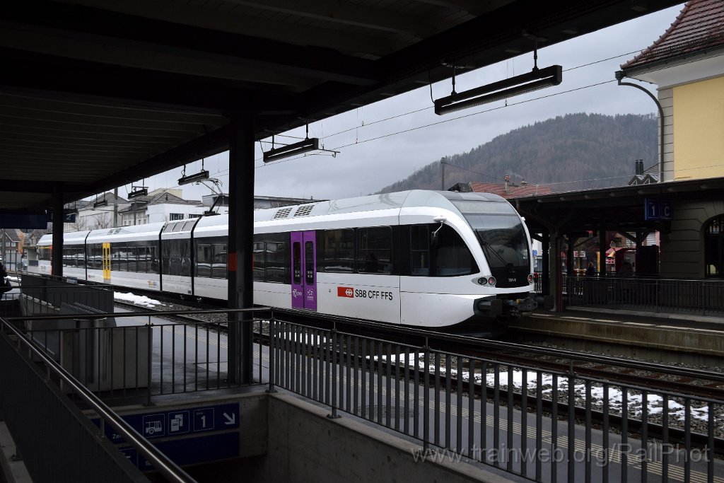 10182-0007-060226.jpg - Thurbo RABe 526.781-0 ''Kanton Schaffhausen'' / Wattwil 6.2.2026