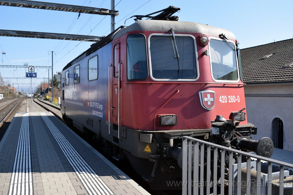 10246-0015-200326.jpg - SBB-CFF Re 420.280-0 "En avant toute!" / Frauenfeld 20.3.2026