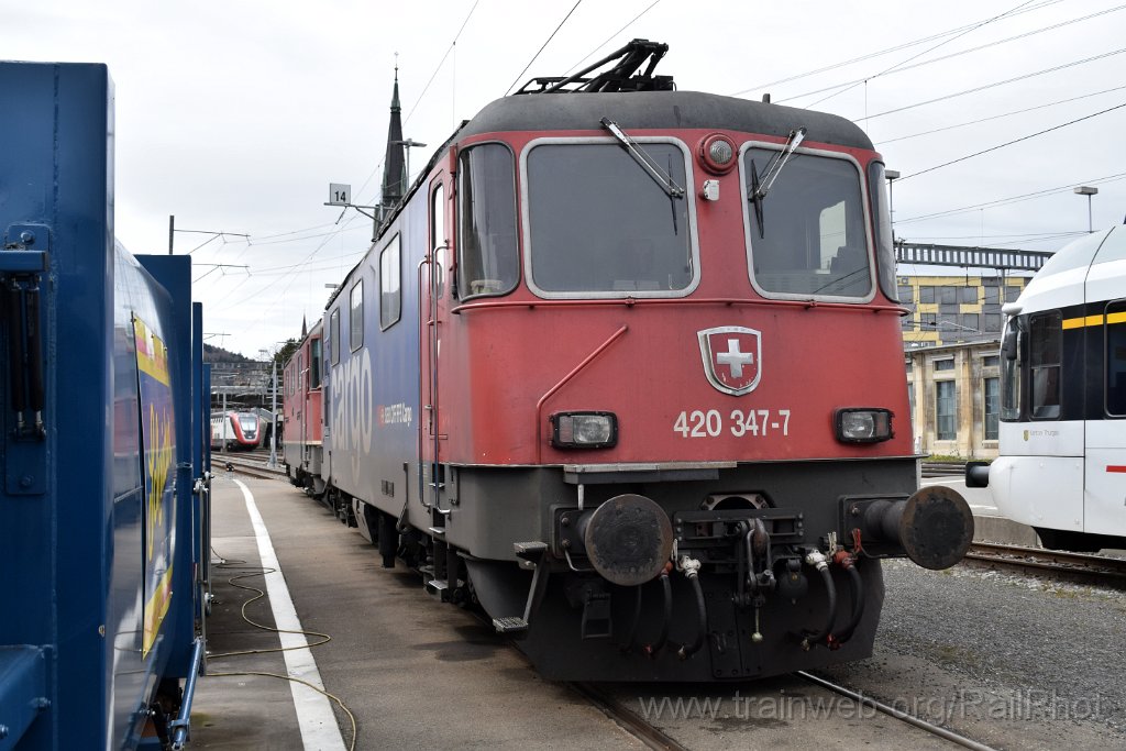 10259-0024-040426.jpg - SBB-CFF Re 420.347-7 + Re 4/4'' 11295 / St.Gallen HB 4.4.2026