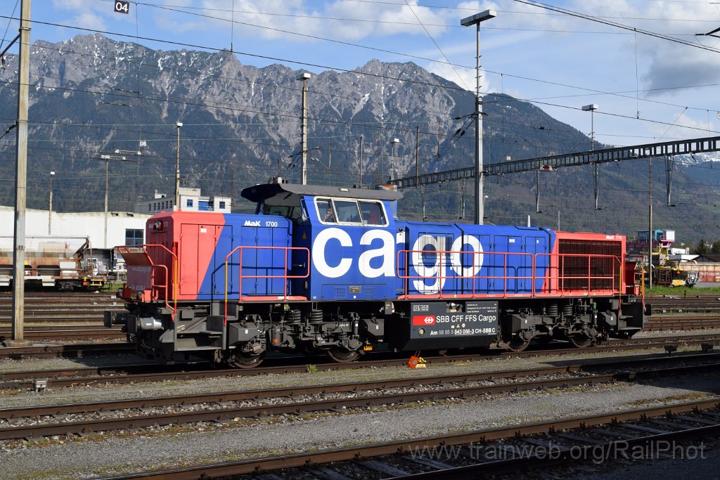 10272-0050-170426.jpg - SBB-CFF Am 843.056-3 / Buchs SG 17.4.2026