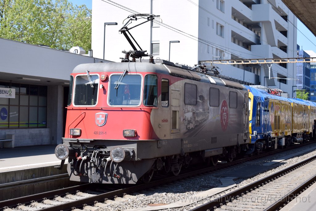 10297-0044-250426.jpg - SBB-CFF Re 420.251-1 ''175 ans de chemin de fer en Suisse'' / Zürich-Altstetten 25.4.2026