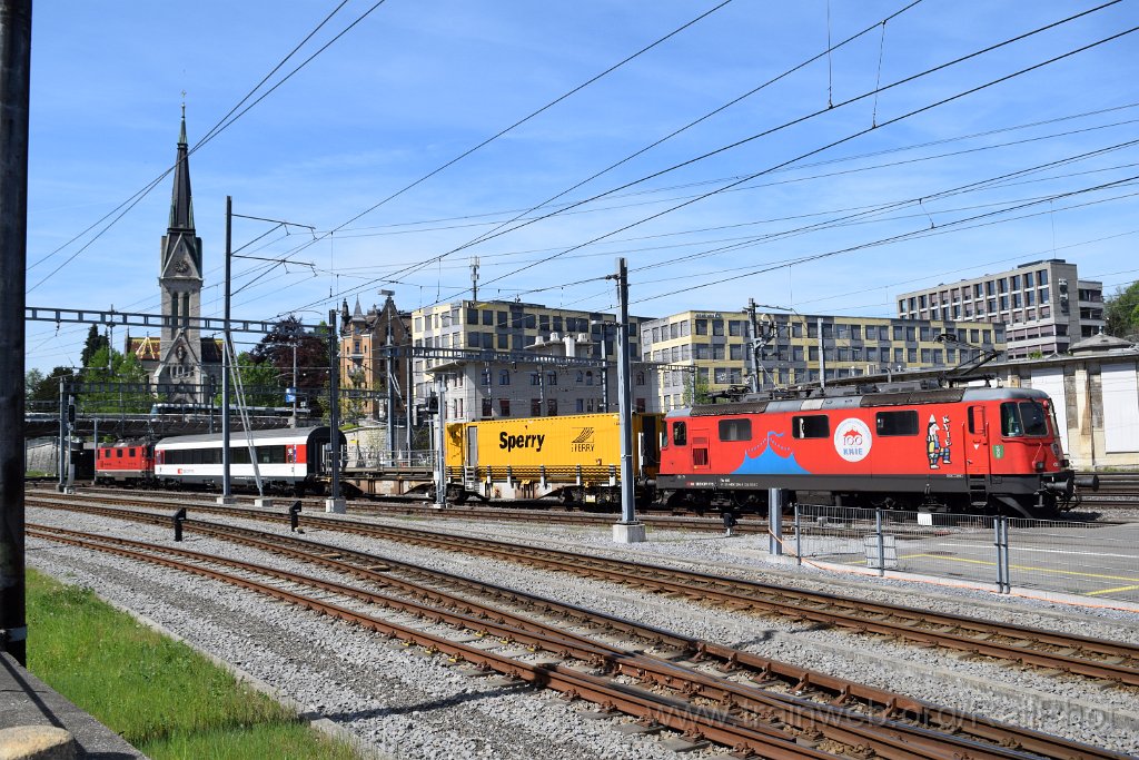 10305-0029-020526.jpg - SBB-CFF Re 420.294-1 "100 ans Cirque Knie" + AAEC Sggrss 003 + SBB-CFF Xas 250 + Re 4/4" 11265 / St.Gallen HB 2.5.2026