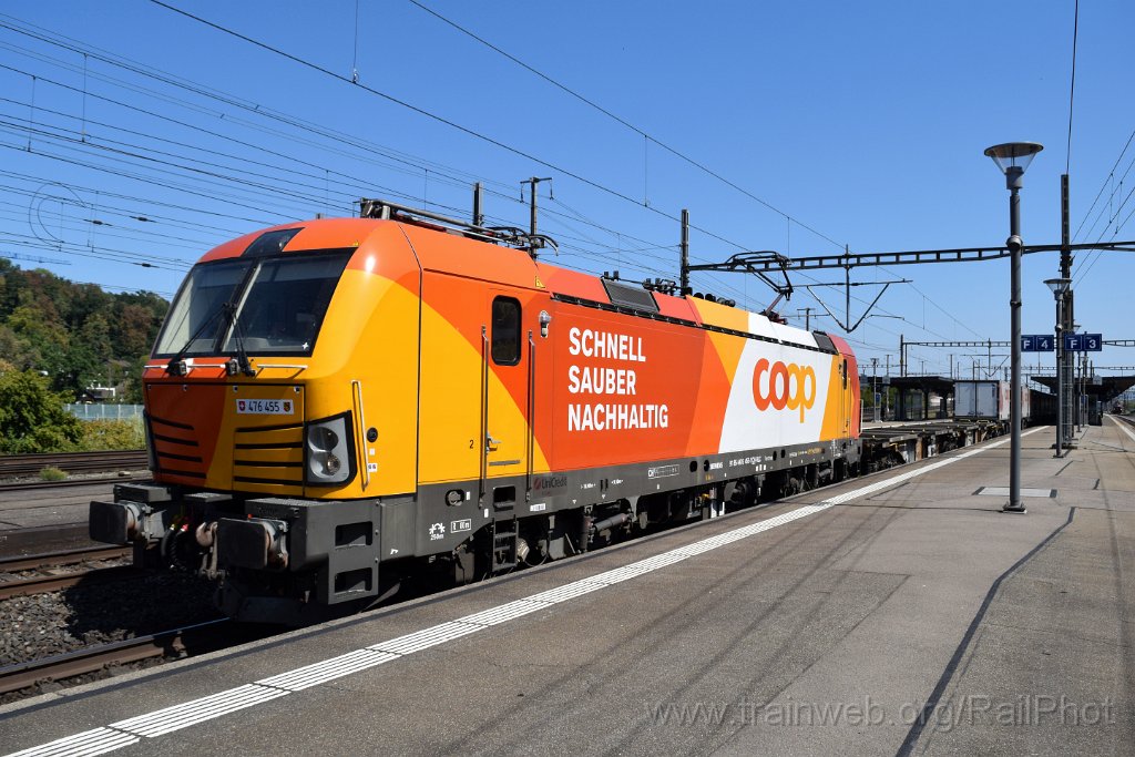 10414-0018-120826.jpg - RailCare Rem 476.455-1 "Bern" / Killwangen-Spreitenbach 12.8.2026