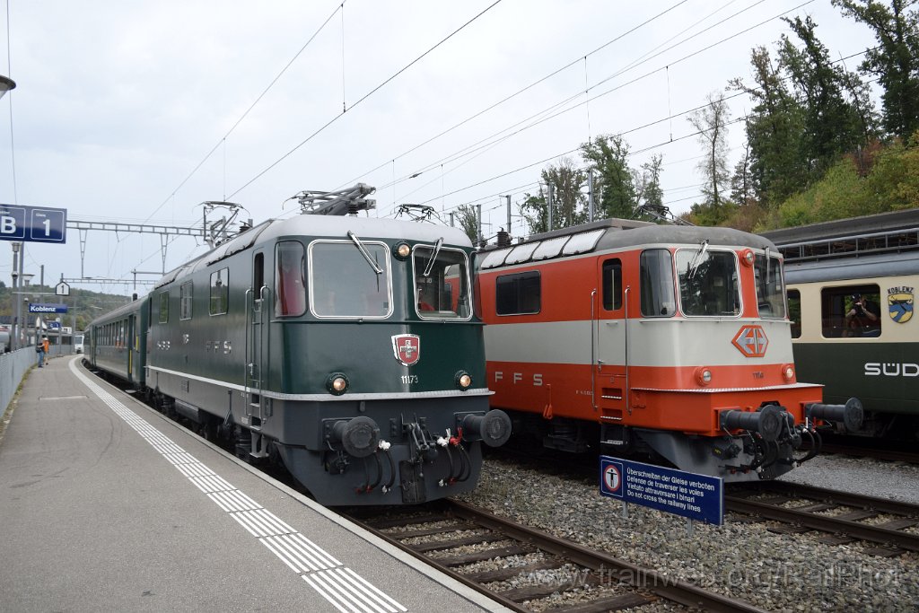 10423-0013-160826.jpg - DSF Re 4/4" 11173 + Re 4/4" 11141 / Koblenz 16.8.2026