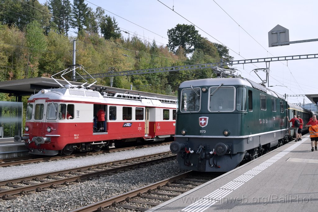 10426-0021-160826.jpg - DSF BDe 4/4 2 + Re 4/4" 11173 / Koblenz 16.8.2026