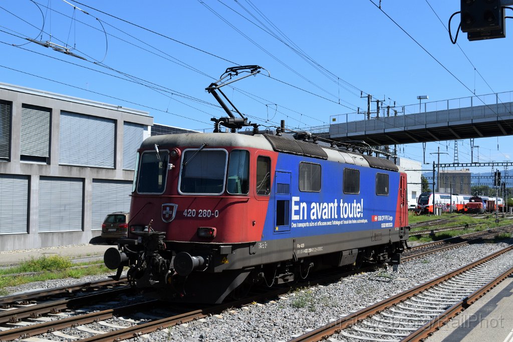 10433-0016-190826.jpg - SBB-CFF Re 420.280-0 "En avant toute!" / St.Margrethen 19.8.2026