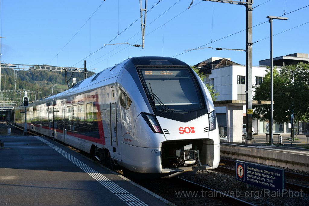 10446-0012-290826.jpg - SOB RABe 526.007-0 "Pizzo di Claro" / Wattwil 29.8.2026