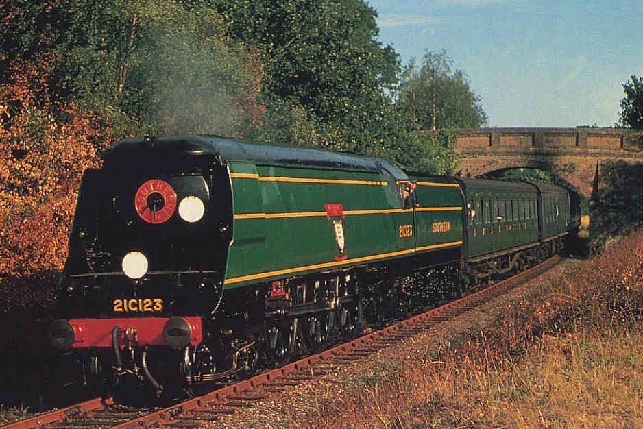 Bulleid 'West Country locomotive No 21C123 'Blackmoor Vale'