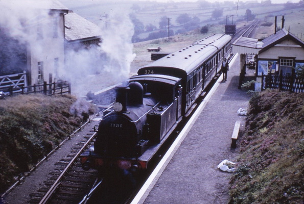 A railway scene in the West Country