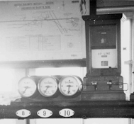 Arm Repeaters in Highbridge East 'B' signal-box in 1957