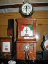 S&DJR Block Telegraph instrument, with SRly upper indicator, to control the double-line section to Wellow