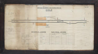 Cole SB diagram at time of closure in 1965