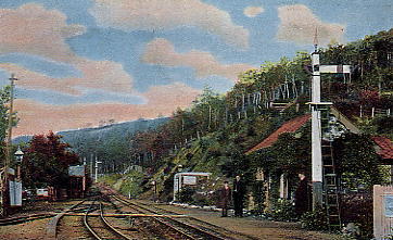 Chelfham station circa-1900 looking towards Lynton
