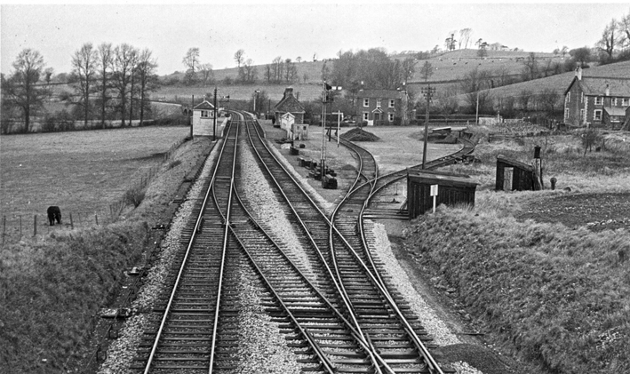 Cole station looking north in BR days