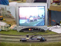 George Cole brought this neat train cam to the show for the entertainment of our guests.
