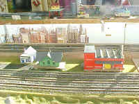 A general store, freight station and a factory were set up near the yard lead track.