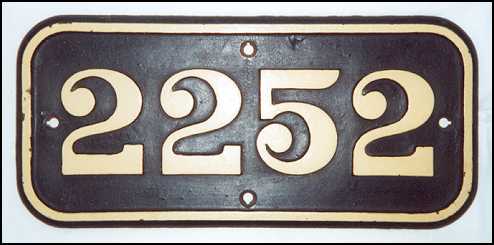 2252 cast iron cabside plate