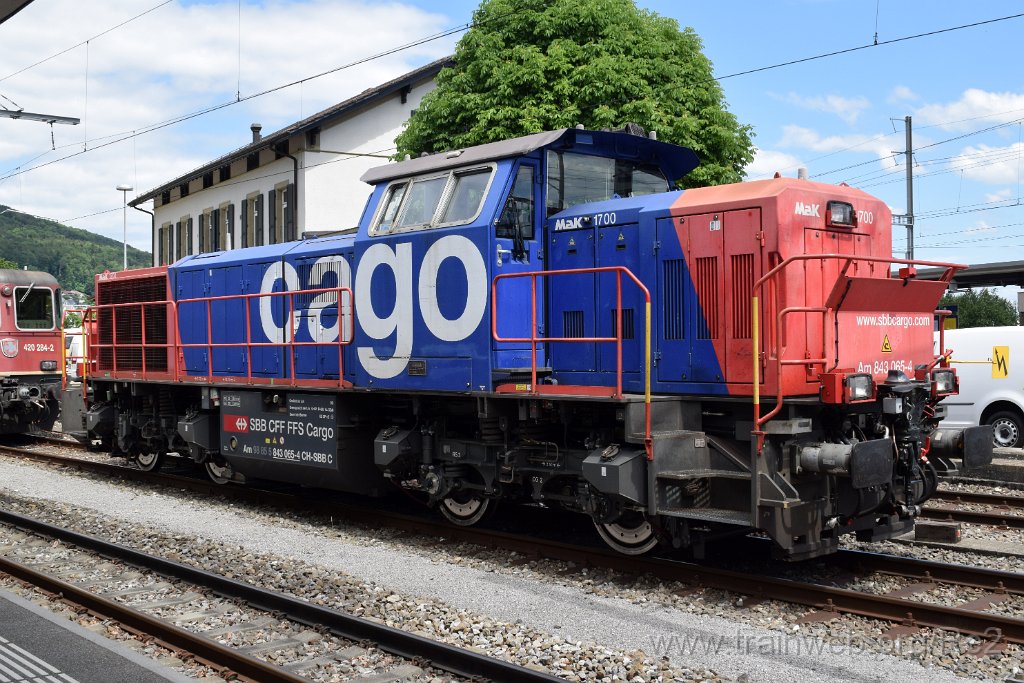 8009-0024-260522.jpg - SBBC Am 843.065-4 (Am 98 85 5 843 065-4 CH-SBBC) / Oensingen 26.5.2022