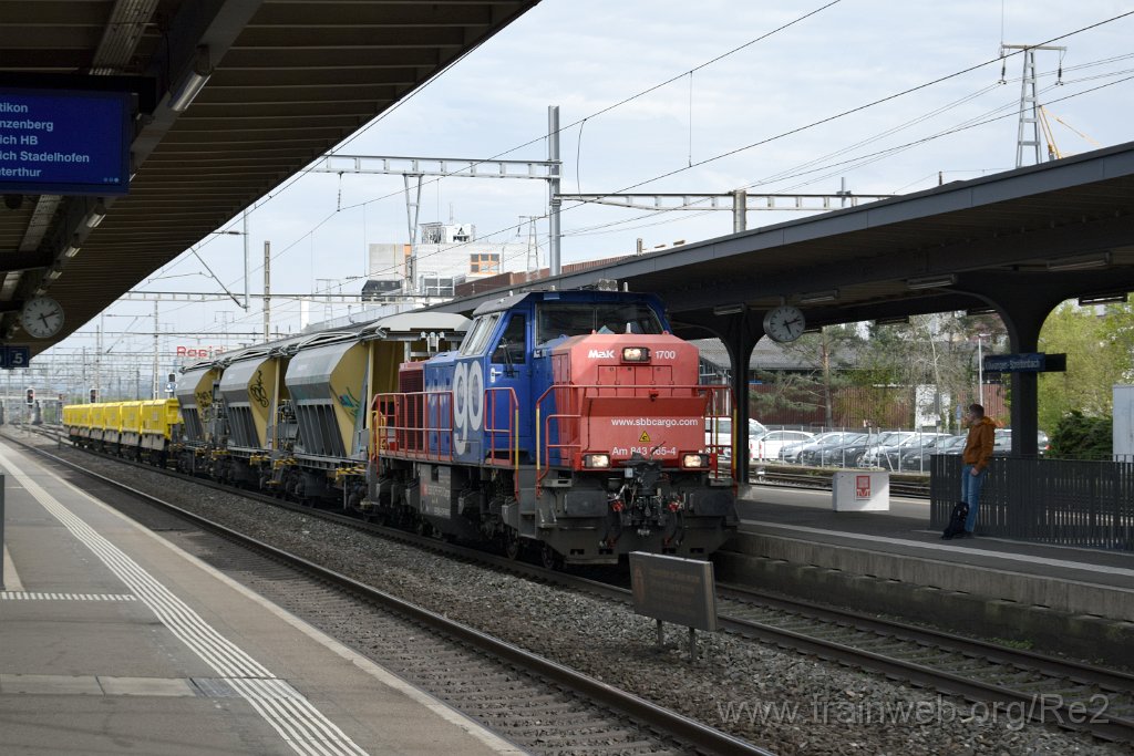 8491-0026-260423.jpg - SBBC Am 843.065-4 (Am 98 85 5 843 065-4 CH-SBBC) / Killwangen-Spreitenbach 26.4.2023