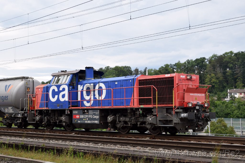8710-0006-280723.jpg - SBBC Am 843.065-4 (Am 98 85 5 843 065-4 CH-SBBC) / Killwangen-Spreitenbach 28.7.2023