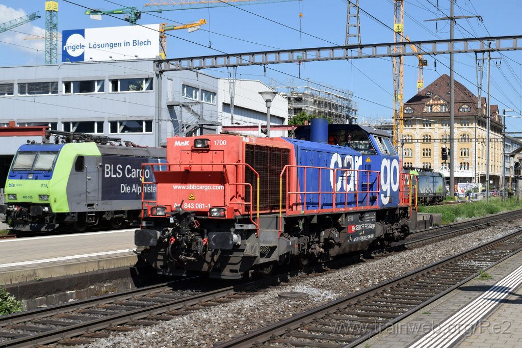 9685-0030-290425.jpg - SBBC Am 843.081-1 (Am 98 85 5 843 081-1 CH-SBBC) / Pratteln 29.4.2025