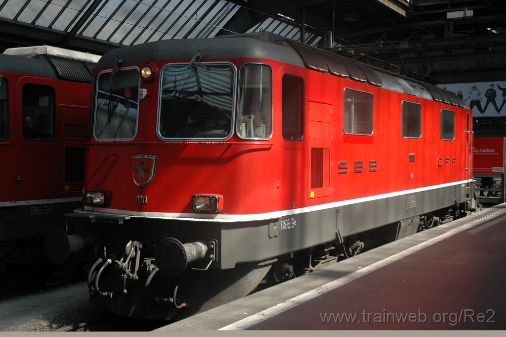 1550-0032-300808.jpg - SBB-CFF Re 4/4'' 11111 / Zürich HB 30.8.2008