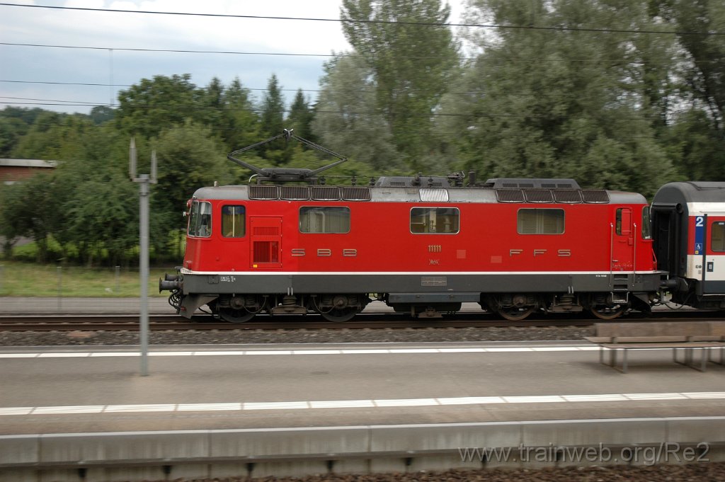 2513-0015-250712.jpg - SBB-CFF Re 4/4'' 11111 / Glanzenberg 25.7.2012