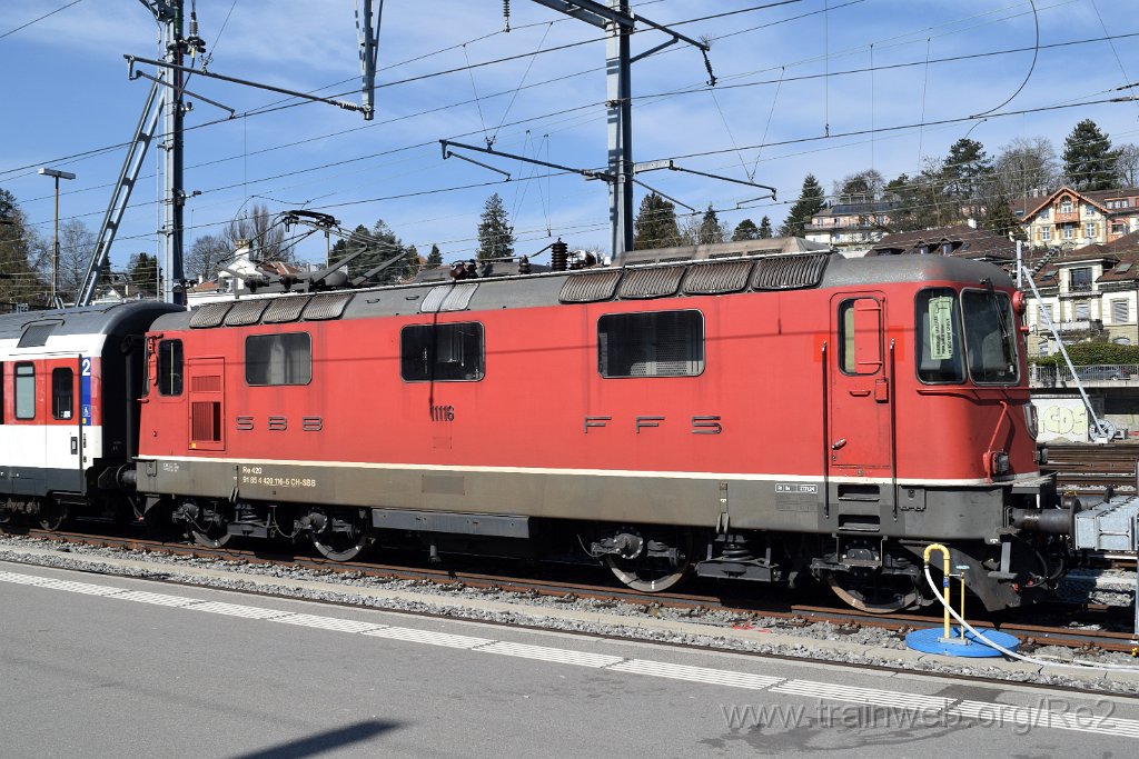 9594-0006-070325.jpg - SBB-CFF Re 4/4'' 11116 (Re 420.116-3)  (Re 91 85 4 420 116-3 CH-SBB) / Bern HB 7.3.2025