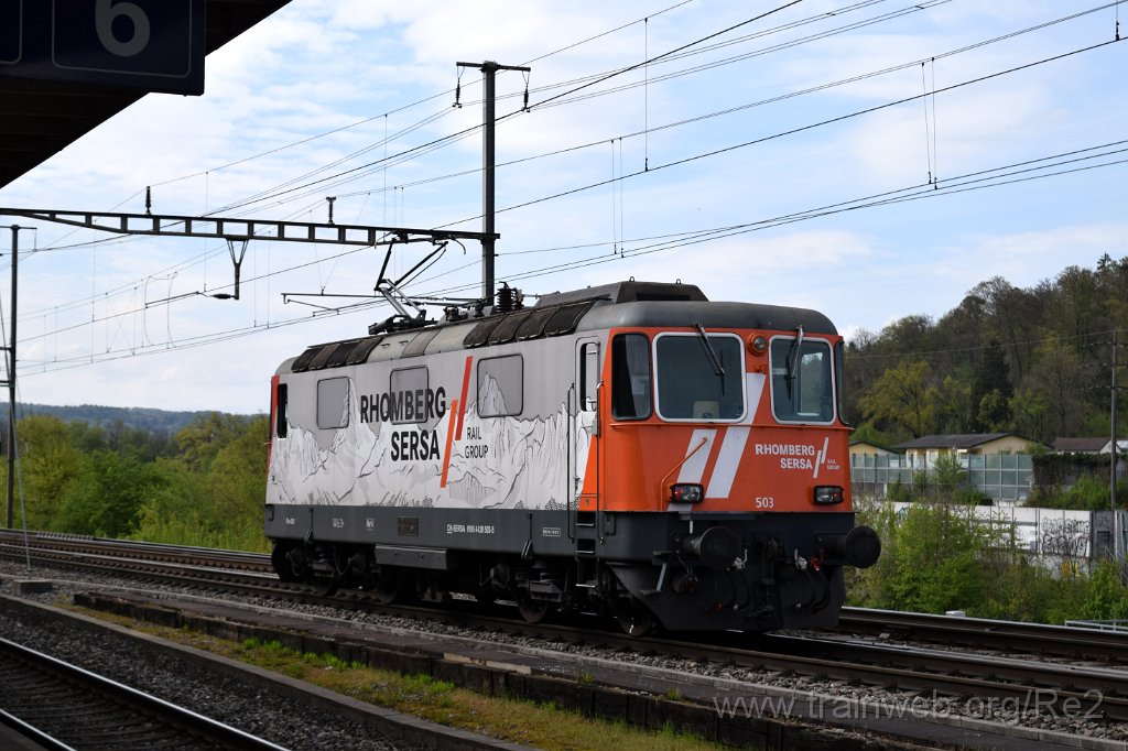 8489-0025-260423.jpg - Sersa Re 420.503-5 (Re 91 85 4 420 503-5 CH-SERSA) / Killwangen-Spreitenbach 26.4.2023