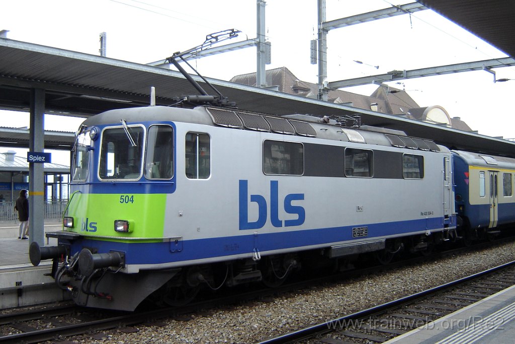 1144-0038-210306.jpg - BLS Re 420.504-3 / Spiez 21.3.2006