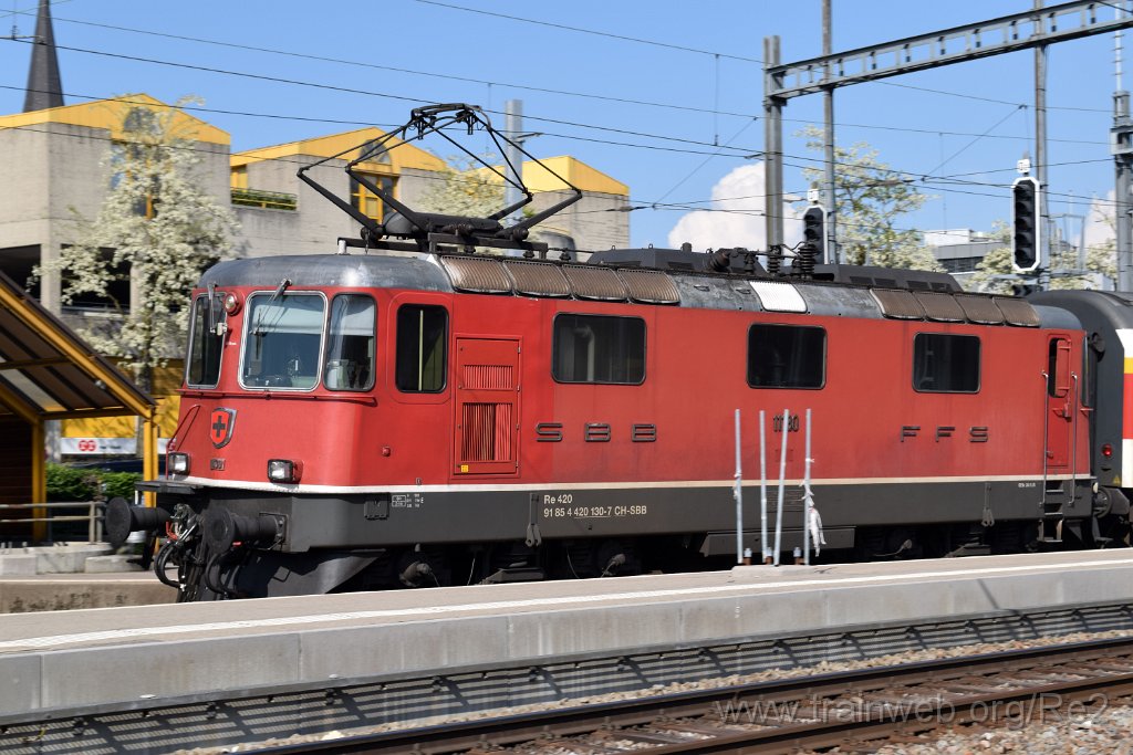 4948-0030-180518.jpg - SBB-CFF Re 4/4'' 11130 (Re 420.130-7)  (Re 91 85 4 420 130-7 CH-SBB) / Wil 18.5.2018