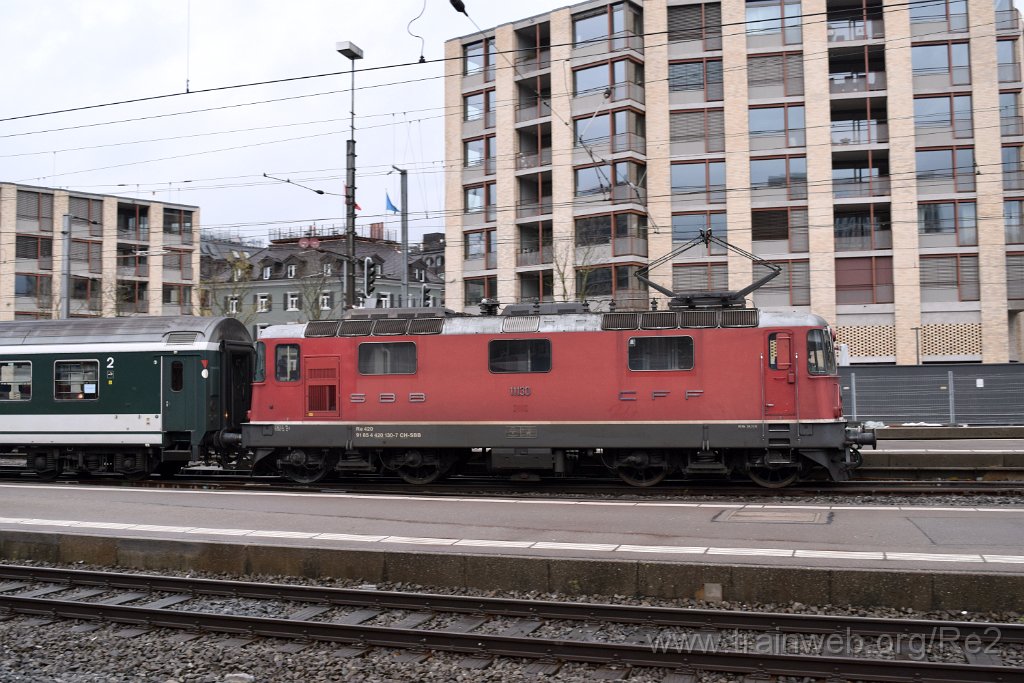 5798-0034-121219.jpg - SBB-CFF Re 4/4'' 11130 (Re 420.130-7)  (Re 91 85 4 420 130-7 CH-SBB) / Zürich HB 12.12.2019