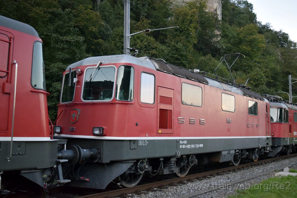 9371-0029-140924.jpg - SBB-CFF Re 4/4'' 11130 (Re 420.130-7)  (Re 91 85 4 420 130-7 CH-SBB) / Aeussere Klus 14.9.2024