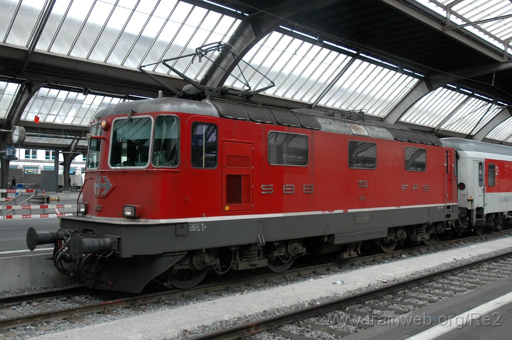 2464-0020-260612.jpg - SBB-CFF Re 4/4'' 11133 / Zürich HB 26.6.2012