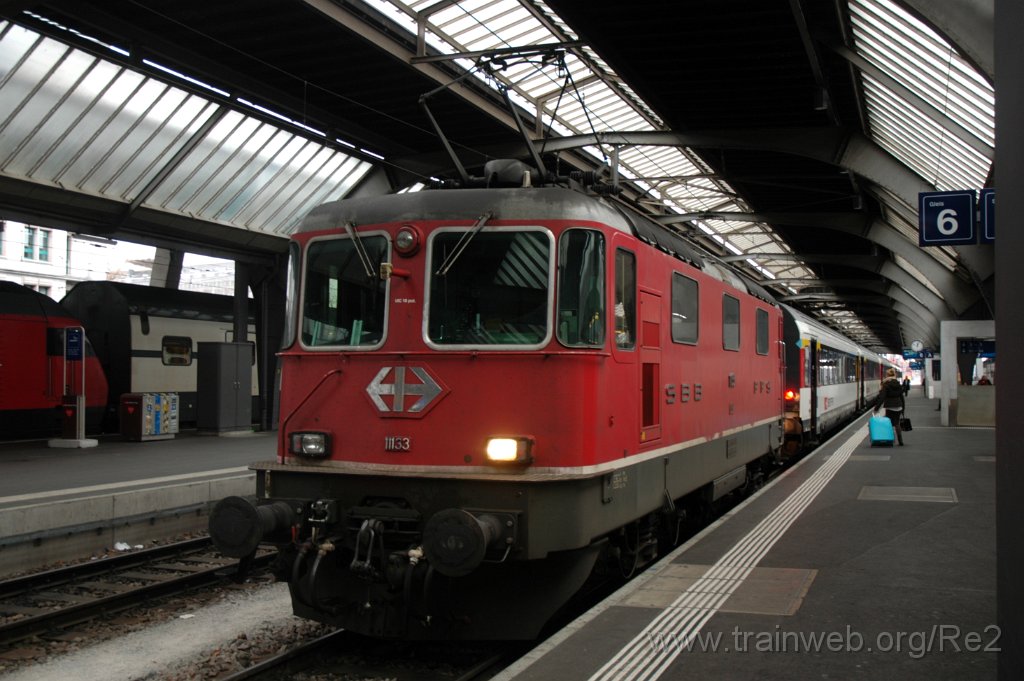 3470-0046-140115.jpg - SBB-CFF Re 4/4'' 11133 / Zürich HB 14.1.2015