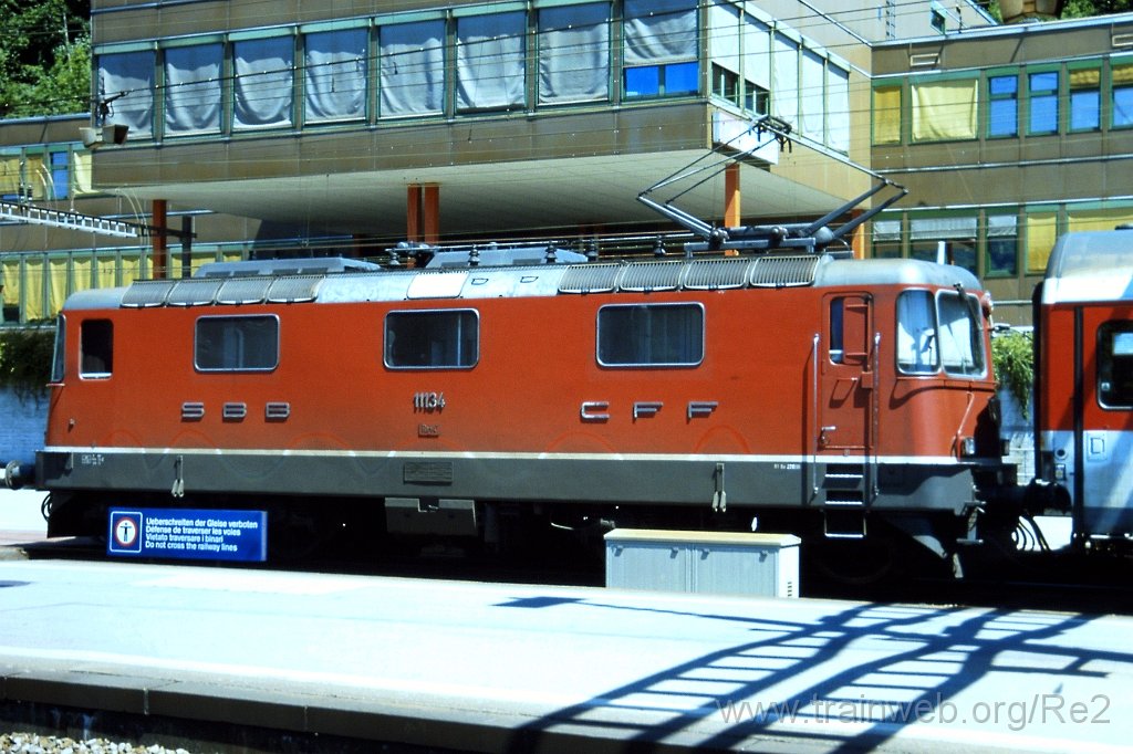 0893-0030.jpg - SBB-CFF Re 4/4'' 11134 / Olten 3.7.2001