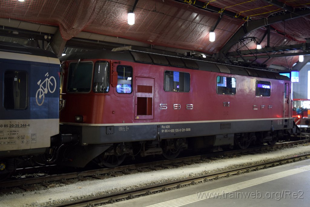 7267-0044-230121.jpg - SBB-CFF Re 4/4'' 11135 (Re 420.135-6)  (Re 91 85 4 420 135-6 CH-SBB) / Zürich HB 23.1.2021