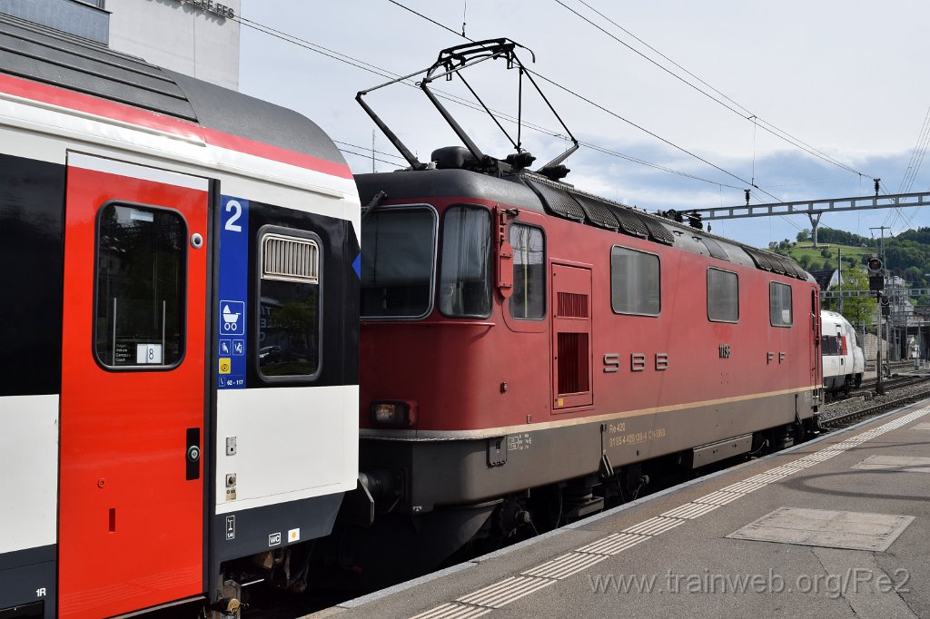 9150-0042-200524.jpg - SBB-CFF Re 4/4'' 11136 (Re 420.136-4)  (Re 91 85 4 420 136-4 CH-SBB) / St.Gallen HB 20.5.2024