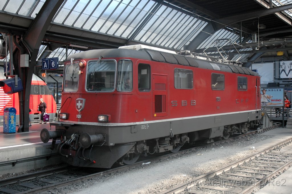 1550-0044-300808.jpg - SBB-CFF Re 4/4'' 11139 / Zürich HB 30.8.2008