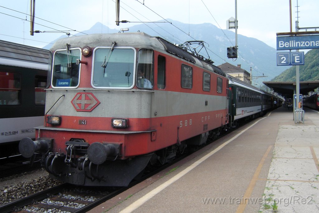 1192-0047-180606.jpg - SBB-CFF Re 4/4'' 11141 / Bellinzona 18.6.2006