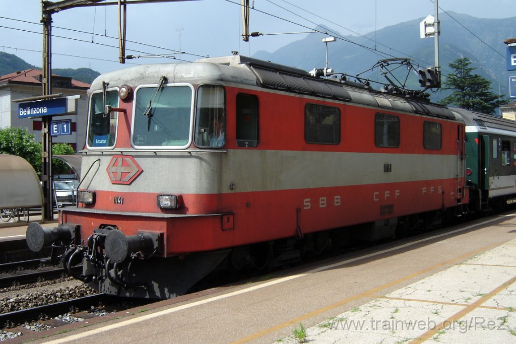1193-0008-180606.jpg - SBB-CFF Re 4/4'' 11141 / Bellinzona 18.6.2006