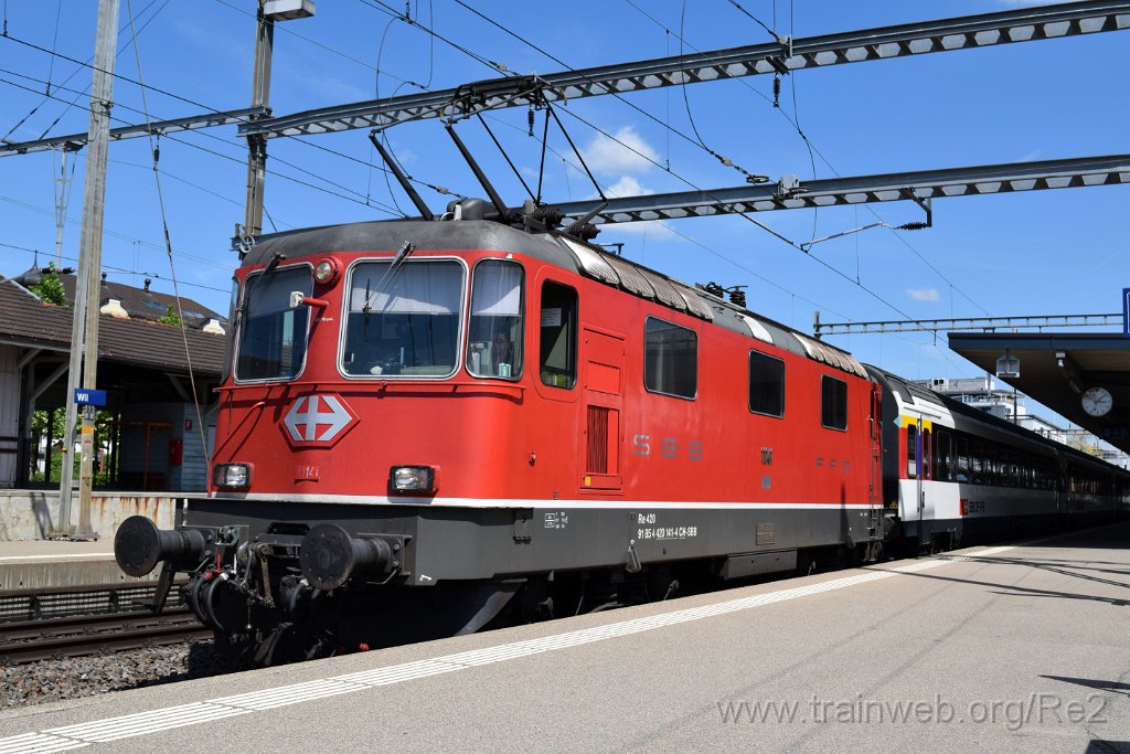 4997-0004-250518.jpg - SBB-CFF Re 4/4'' 11141 (Re 420.141-4)  (Re 91 85 4 420 141-4 CH-SBB) / Wil 25.5.2018
