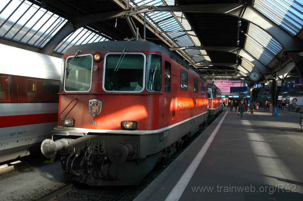 1620-0046-280209.jpg - SBB-CFF Re 4/4'' 11143 + SBB-CFF Re 4/4'' 11302 / Zürich HB 28.2.2009