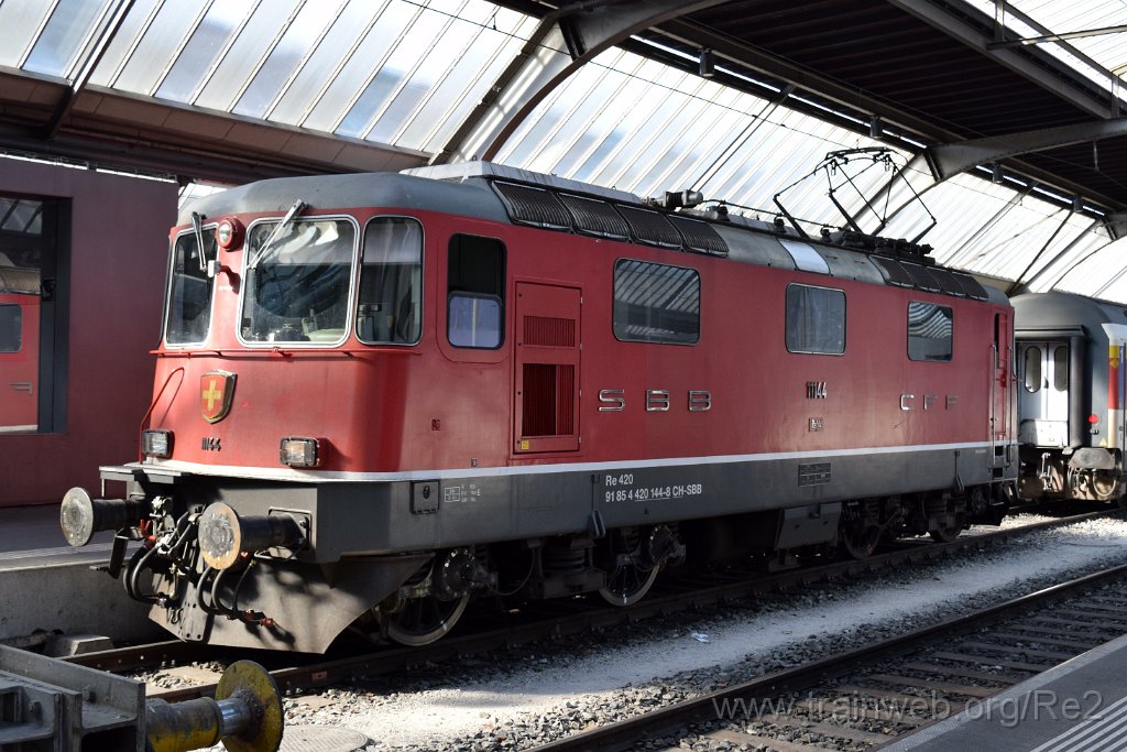 5141-0024-071018.jpg - SBB-CFF Re 4/4'' 11144 (Re 420.144-8)  (Re 91 85 4 420 144-8 CH-SBB) / Zürich HB 7.10.2018
