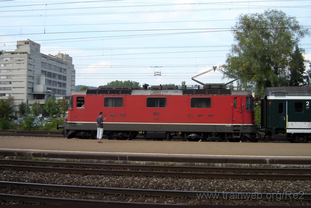1216-0025-070906.jpg - SBB-CFF Re 4/4'' 11146 / Zürich-Altstetten 7.9.2006