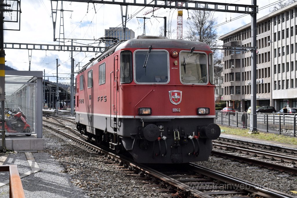 4864-0004-120318.jpg - SBB-CFF Re 4/4'' 11146 (Re 420.146-3)  (Re 91 85 4 420 146-3 CH-SBB) / St.Gallen HB 12.3.2018