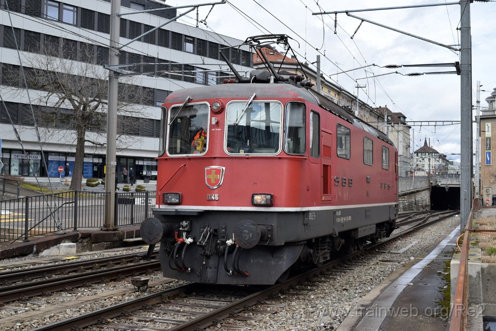 4864-0023-120318.jpg - SBB-CFF Re 4/4'' 11146 (Re 420.146-3)  (Re 91 85 4 420 146-3 CH-SBB) / St.Gallen HB 12.3.2018