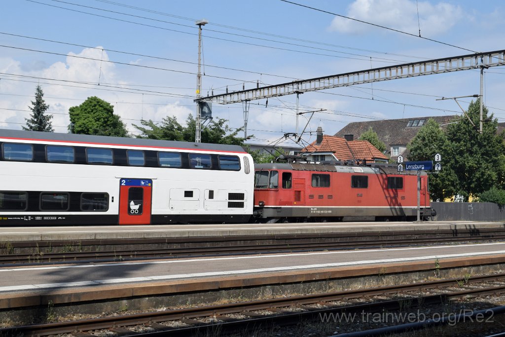 9873-0045-030725.jpg - SBB-CFF Re 4/4'' 11146 (Re 420.146-3)  (Re 91 85 4 420 146-3 CH-SBB) / Lenzburg 3.7.2025